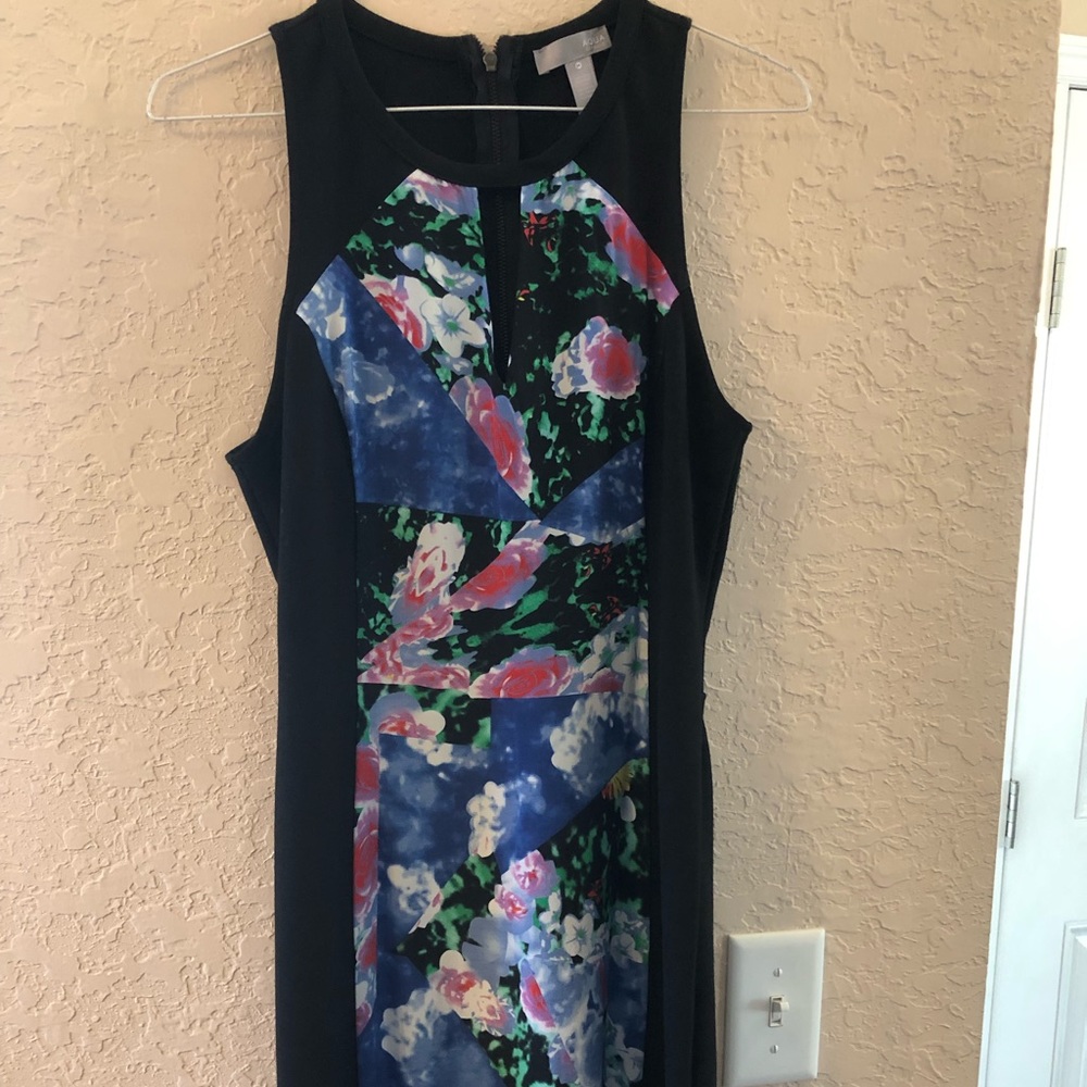 Aqua body hugging dress